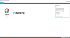 Desktop Screenshot of elearning.istom.net