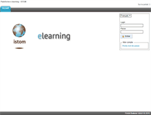 Tablet Screenshot of elearning.istom.net
